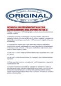NC DENTAL JURISPRUDENCE EVALUATION EXAMS QUESTIONS AND ANSWERS RATED A&period;pdf