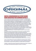 DENTAL JURISPRUDENCE ALL STUDY EXAMS GUIDE QUESTIONS AND ANSWERS RATED A&period;pdf