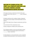 BUQ END OF COURSE ACTUAL TEST&NewLine;SCRIPT 2026 COMPLETE QUESTIONS AND&NewLine;SOLUTIONS VERIFIED ANSWERS&NewLine;COMPREHENSIVE REVIEW RESOURCE&NewLine;