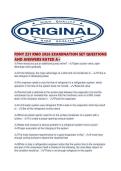 FDNY Z51 RMO 2026 EXAMINATION SET QUESTIONS AND ANSWERS RATED A&period;pdf