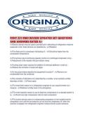 FDNY Z51 RMO REVIEW UPDATED SET QUESTIONS AND ANSWERS RATED A&period;pdf