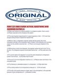 FDNY Z51 RMO PAPER ACTUAL QUESTIONS AND ANSWERS RATED A&period;pdf