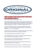 FDNY Z51 RMO LATEST EXAMS SCRIPT QUESTIONS AND ANSWERS RATED A&period;pdf
