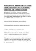 BURNS PEDIATRIC PRIMARY CARE 7TH EDITION&NewLine;COMPLETE TEST BANK ALL CHAPTERS FULL&NewLine;QUESTIONS AND CORRECT ANSWERS&NewLine;