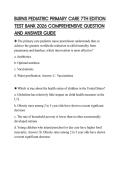 BURNS&lowbar;PEDIATRIC&lowbar;PRIMARY&lowbar;CARE&lowbar;7TH&lowbar;EDITION&lowbar;TEST&lowbar;BANK&lowbar;2026&lowbar;COMPREHENSIVE