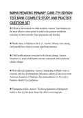 BURNS&lowbar;PEDIATRIC&lowbar;PRIMARY&lowbar;CARE&lowbar;7TH&lowbar;EDITION&lowbar;TEST&lowbar;BANK&lowbar;COMPLETE&lowbar;STUDY