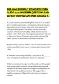 BUS 6600 BOOKOUT COMPLETE STUDY&NewLine;GUIDE 2026 IN-DEPTH QUESTIONS AND&NewLine;EXPERT VERIFIED ANSWERS GRADED A&plus;&NewLine;