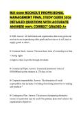 BUS 6600 BOOKOUT PROFESSIONAL&NewLine;MANAGEMENT FINAL STUDY GUIDE 2026&NewLine;DETAILED QUESTIONS WITH ACCURATE&NewLine;ANSWERS 100&percnt; CORRECT GRADED A&plus;