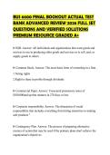 BUS 6600 FINAL BOOKOUT ACTUAL TEST&NewLine;BANK ADVANCED REVIEW 2026 FULL SET&NewLine;QUESTIONS AND VERIFIED SOLUTIONS&NewLine;PREMIUM RESOURCE GRADED A&plus;