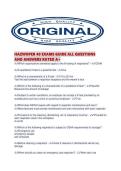 HAZWOPER 40 EXAMS GUIDE ALL QUESTIONS AND ANSWERS RATED A&period;pdf