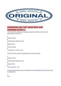 HAZWOPER 2026 TEST QUESTIONS AND ANSWERS RATED A&period;pdf