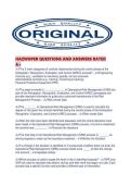 HAZWOPER QUESTIONS AND ANSWERS RATED A&period;pdf