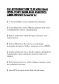 C182 INTRODUCTION TO IT WGU EXAM&NewLine;FINAL STUDY GUIDE 2026 QUESTIONS&NewLine;WITH ANSWERS GRADED A&plus;