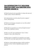 C182 INTRODUCTION TO IT WGU EXAM&NewLine;PRACTICE SCRIPT 2026 QUESTIONS WITH&NewLine;ANSWERS GRADED A&plus;