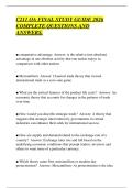 C211 OA FINAL STUDY GUIDE 2026&NewLine;COMPLETE QUESTIONS AND&NewLine;ANSWERS&period;