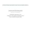 LPN HESI ENTRANCE EXAM COMPLETE QUESTIONS AND ANSWERS GRADED A&plus;