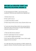 BSN HESI 266 UPDATED SCRIPT 2026&NewLine;PRACTICE SOLUTIONS GRADED A&plus;