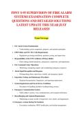 FDNY S-95 SUPERVISION OF FIRE ALARM &NewLine;SYSTEMS EXAMINATION COMPLETE &NewLine;QUESTIONS AND DETAILED SOLUTIONS &NewLine;LATEST UPDATE THIS YEAR JUST &NewLine;RELEASED
