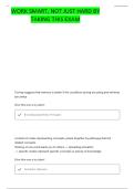 PSYC 289 UNIT 7 QUESTIONS AND CORRECT ANSWERS