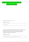 PSYC 289 QUESTIONS AND CORRECT ANSWERS