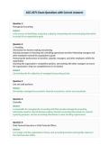 ACG 2071 Exam Questions with Correct Answers