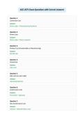 ACG 2071 Exam Questions with Correct Answers