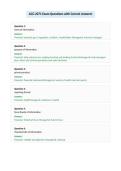Complete Package-&semi;&semi;ACG 2071 Exams with VERIFIED Answers