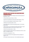 FIREARM SAFETY REVIEW 2026 QUESTIONS AND ANSWERS SURE A&period;pdf