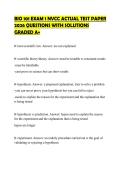 BIO 101 EXAM 1 NVCC ACTUAL TEST PAPER&NewLine;2026 QUESTIONS WITH SOLUTIONS&NewLine;GRADED A&plus;&NewLine;