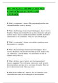 BIO 156 FINAL STUDY GUIDE 2026&NewLine;COMPLETE QUESTIONS AND&NewLine;ANSWERS&period;
