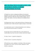 BIO 156 PRACTICE EXAMINATION 2026&NewLine;QUESTIONS WITH ANSWERS&NewLine;GUARANTEED TO PASS&period;