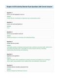 Chapter 44 OTA Activity Director Exam Questions with Correct Answers