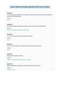 Activity Director Final Exam Questions with Correct Answers
