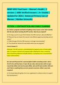 NRNP 6552 Final Exam &ndash; Women&rsquo;s Health &vert; 2 &NewLine;versions &vert; 100&percnt; Verified Answers &vert; A&plus; Graded &vert; &NewLine;Updated for 2026 &vert; Advanced Primary Care of &NewLine;Women &vert; Walden University 