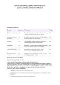 LPN HESI ENTRANCE EXAM COMPREHENSIVE&NewLine;QUESTIONS AND ANSWERS GRADED A