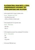 PLATINUM FINAL EXAM EMTP 3 3 FINAL COMPREHENSIVE ASSESSMENT TEST PAPER