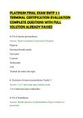 PLATINUM FINAL EXAM EMTP 3 3 TERMINAL CERTIFICATION EVALUATION COMPLETE