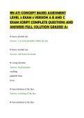 RN ATI CONCEPT BASED ASSESSMENT LEVEL 3 EXAM 3 VERSION A B AND C EXAM