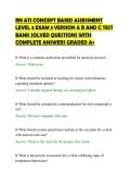 RN ATI CONCEPT BASED ASSESSMENT LEVEL 3 EXAM 3 VERSION A B AND C TEST BANK SOLVED
