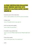 S12 FDNY CERTIFICATION EVALUATION EXAMS VERIFIED QUESTIONS WITH COMPLETE ANSWERS &NewLine;
