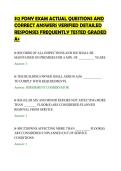 S12 FDNY EXAM ACTUAL QUESTIONS AND CORRECT ANSWERS VERIFIED DETAILED