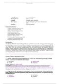NSG 3280 PATHOPHYSIOLOGY FOR NURSES