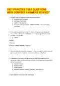 D027 PRACTICE TEST QUESTIONS &NewLine;WITH CORRECT ANSWERS 2026&sol;2027 
