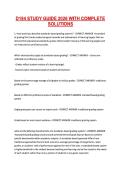 D184 STUDY GUIDE 2026 WITH COMPLETE &NewLine;SOLUTIONS 