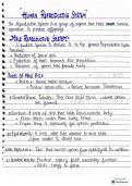 Male and Female Reproductive systems