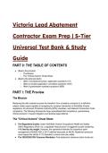 Victoria Lead Abatement Contractor Exam Prep 2026&sol;2027&vert; S-Tier Universal Test Bank & Study Guide &lpar;44&plus;  High-Yield Q&As &plus; Expert Rationales&rpar;