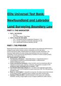2026&sol;2027 NewfoundLand and Labrador Land Surveying Boundary Law Elite Test Bank &ndash; 44&plus; Master Q&As &lpar;S-Tier Practice Exam&rpar;