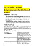 2026&sol;2027 Nevada Nursing Jurisprudence Exam Test Bank &vert; S-Tier NRS&sol;NAC 632 Guide &lpar;25&plus; Q&A&rpar;