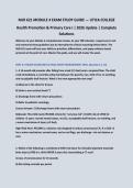  NUR 621 Module 4 Exam Study Guide &ndash; Health Promotion & Primary Care I&comma; Utica College &lpar;2026&rpar;