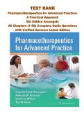 Pharmacotherapeutics for Advanced Practice 5th Edition Test Bank &vert; Arcangelo 2023 &vert; All Chapters 1-58 with Verified Answers